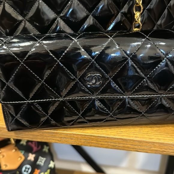 CHANEL Accessories - SOLD-Chanel Patent Wallet